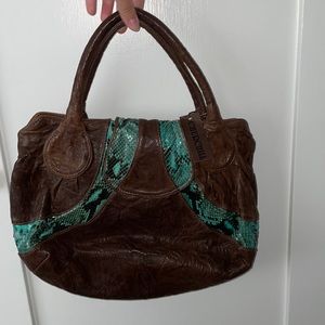 TILLY MALIBU SNAKE SKIN PURSE